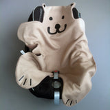 Cuddly and comfy plaid Brom the bear